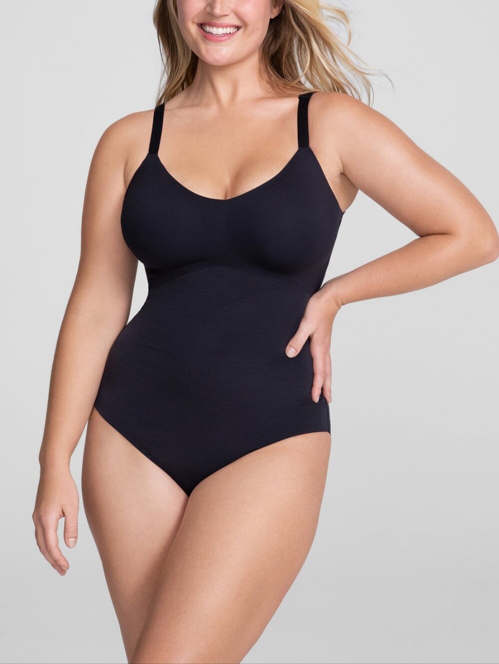 Honeylove Black Cami Bodysuit Size XL